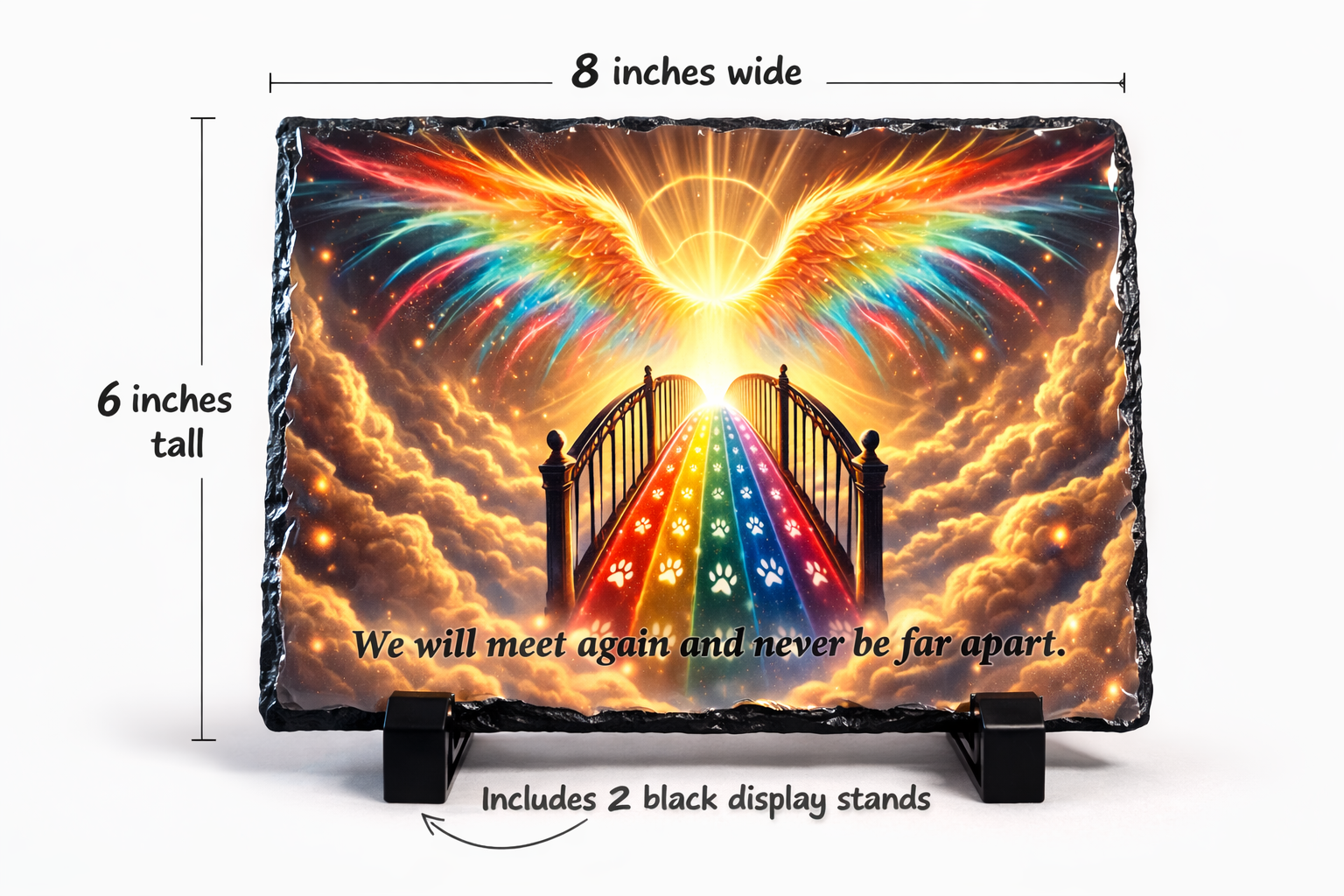 Never Far Apart Photo Slate