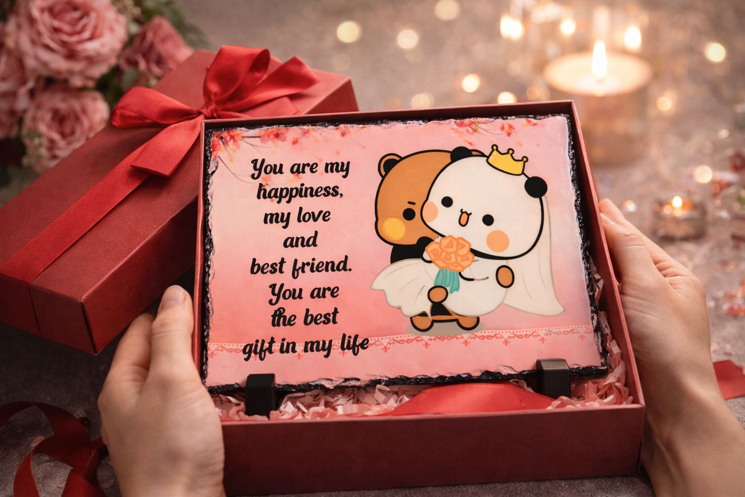 Wedding Bears Photo Slate