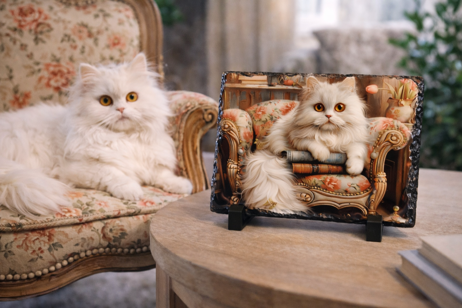 Persian Cat Photo Slate