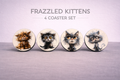 Frazzled Kittens – 4 Coaster Set